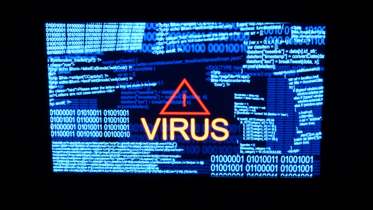 コンピュータウイルスイメージ